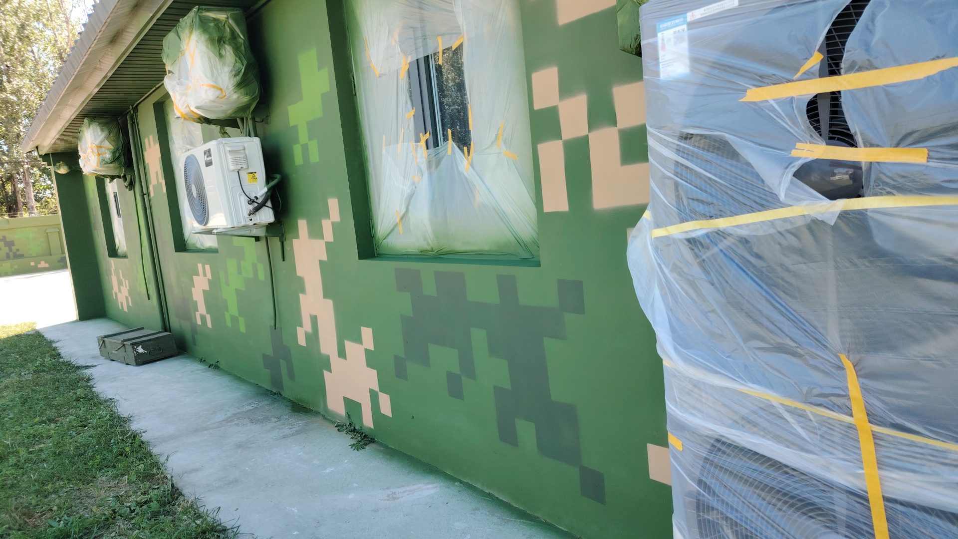 徐州外墙迷彩漆施工多少钱 伪装迷彩漆  